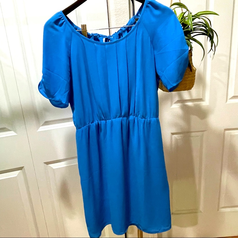 EUC Blue Loft Dress Sz Sm